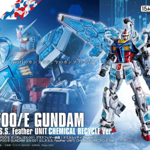 Mô hình Gundam 1/144 RX-78F00/E Gundam (EX-001 G.L.R.S.S. Feather Unit Chemical Recycle Ver.)